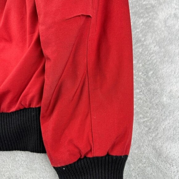 Moose knuckles Red Bomber Jacket Women’s Size L - Picture 8 of 16